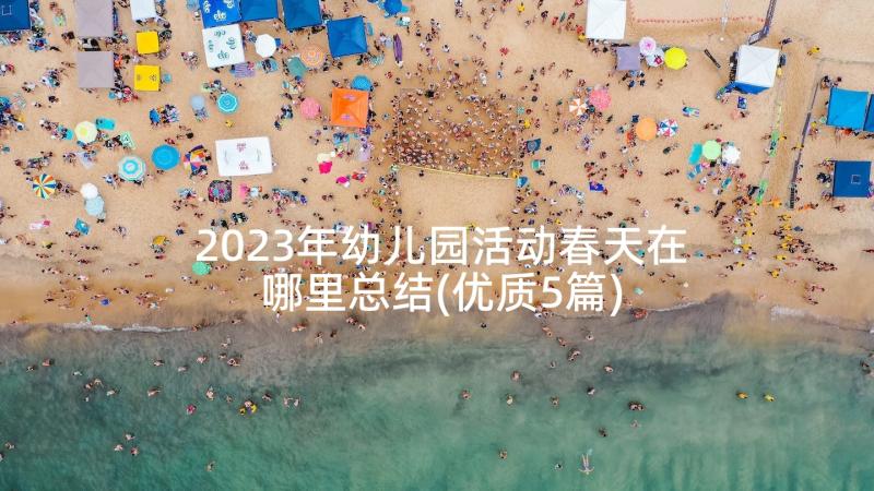 2023年幼儿园活动春天在哪里总结(优质5篇)