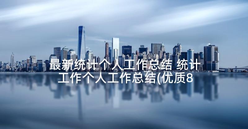 最新统计个人工作总结 统计工作个人工作总结(优质8篇)