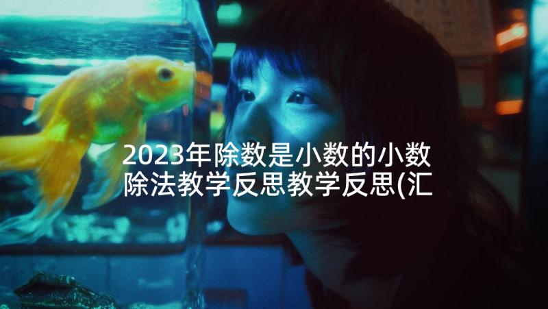 2023年除数是小数的小数除法教学反思教学反思(汇总6篇)