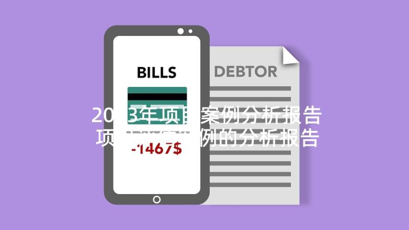 2023年项目案例分析报告 项目评估案例的分析报告(通用5篇)