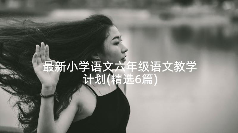 最新小学语文六年级语文教学计划(精选6篇)