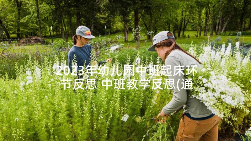 2023年幼儿园中班起床环节反思 中班教学反思(通用9篇)