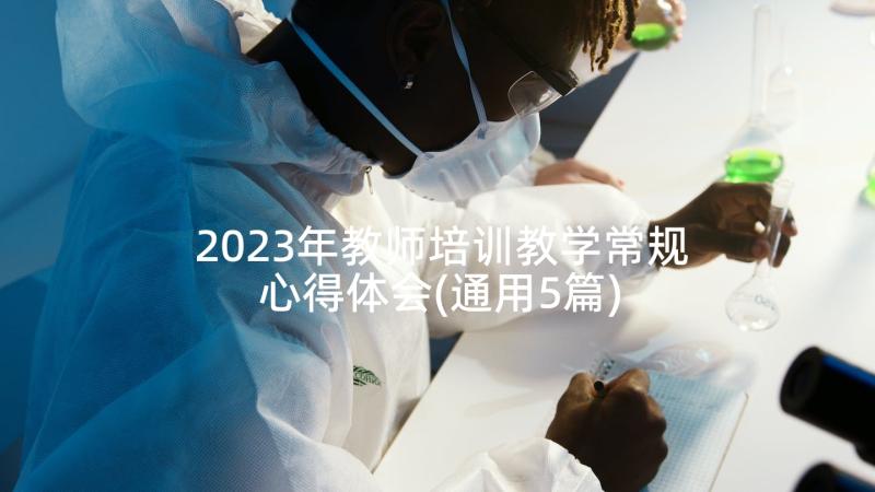 2023年教师培训教学常规心得体会(通用5篇)