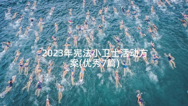 2023年宪法小卫士活动方案(优秀7篇)