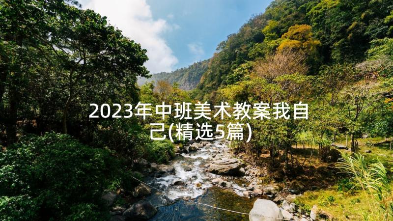 2023年中班美术教案我自己(精选5篇)