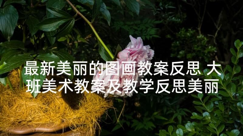 最新美丽的图画教案反思 大班美术教案及教学反思美丽的手型画(实用5篇)