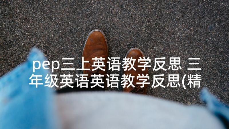 pep三上英语教学反思 三年级英语英语教学反思(精选5篇)