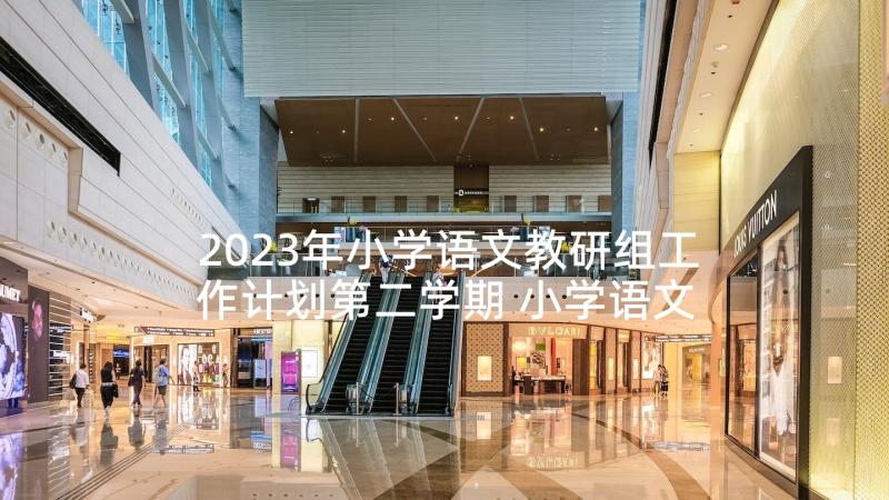 2023年小学语文教研组工作计划第二学期 小学语文教研组第二学期工作计划(模板9篇)