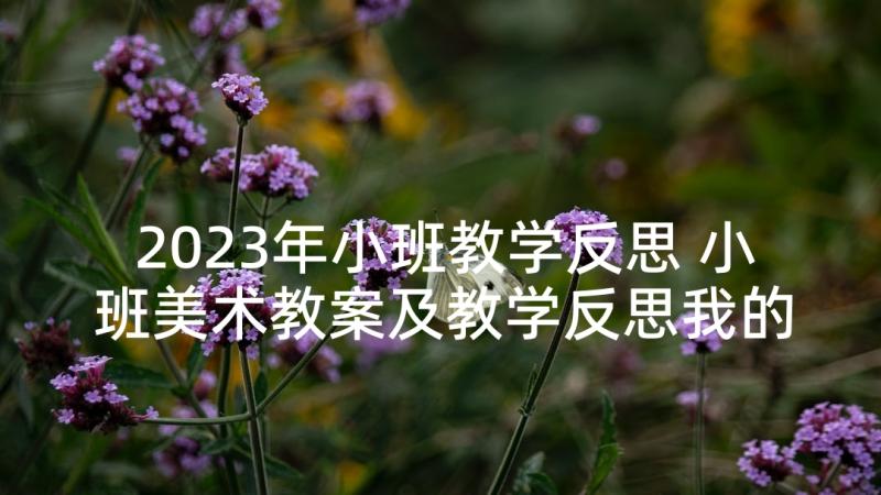 2023年小班教学反思 小班美术教案及教学反思我的小手变变变(优秀8篇)