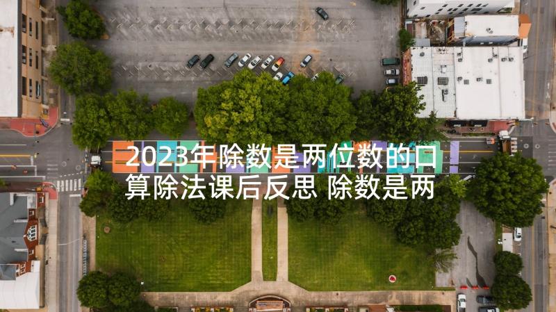 2023年除数是两位数的口算除法课后反思 除数是两位数的除法教学反思(通用5篇)