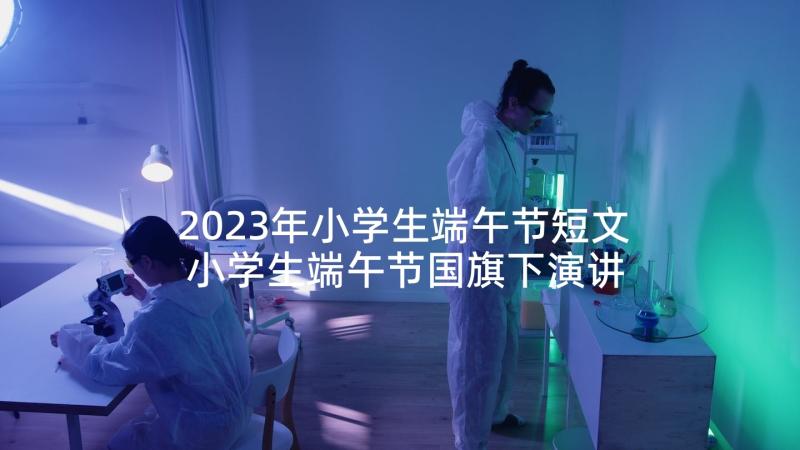 2023年小学生端午节短文 小学生端午节国旗下演讲稿(优质5篇)