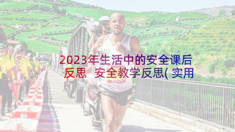 2023年生活中的安全课后反思 安全教学反思(实用10篇)