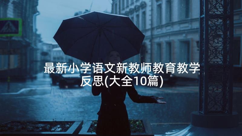 最新小学语文新教师教育教学反思(大全10篇)