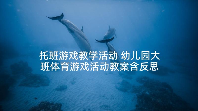 托班游戏教学活动 幼儿园大班体育游戏活动教案含反思(汇总10篇)