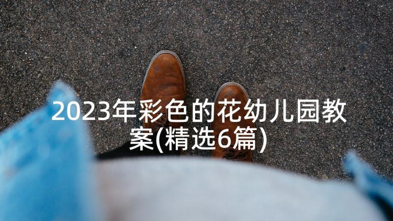 2023年彩色的花幼儿园教案(精选6篇)