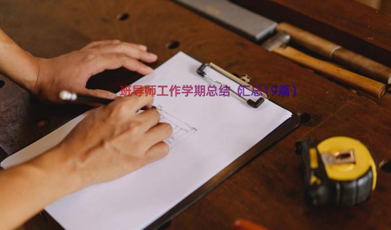 班导师工作学期总结（汇总19篇）