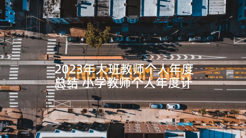 2023年大班教师个人年度总结 小学教师个人年度计划(大全10篇)