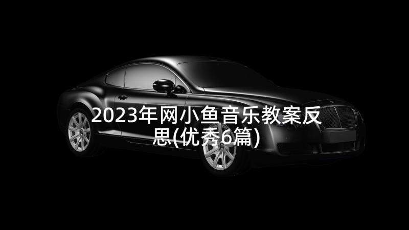 2023年网小鱼音乐教案反思(优秀6篇)