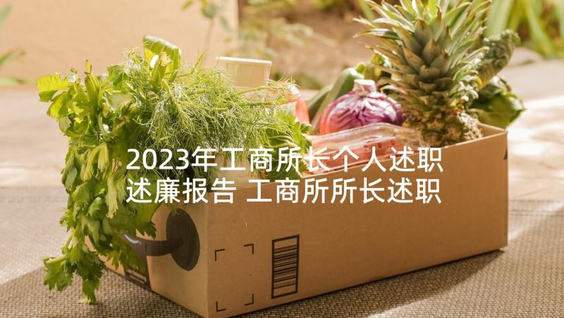 2023年工商所长个人述职述廉报告 工商所所长述职述廉报告(优质5篇)