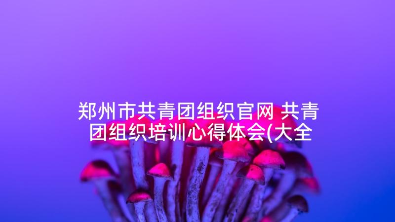 郑州市共青团组织官网 共青团组织培训心得体会(大全5篇)