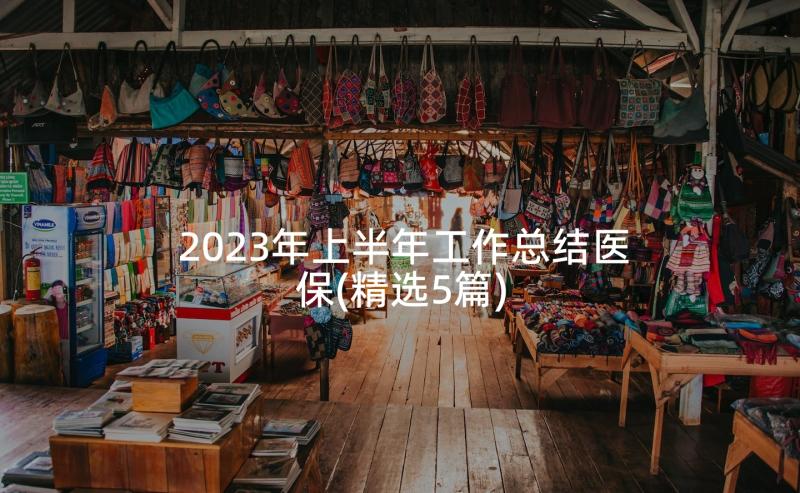 2023年上半年工作总结医保(精选5篇)