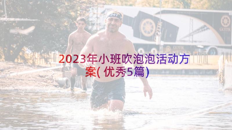 2023年小班吹泡泡活动方案(优秀5篇)