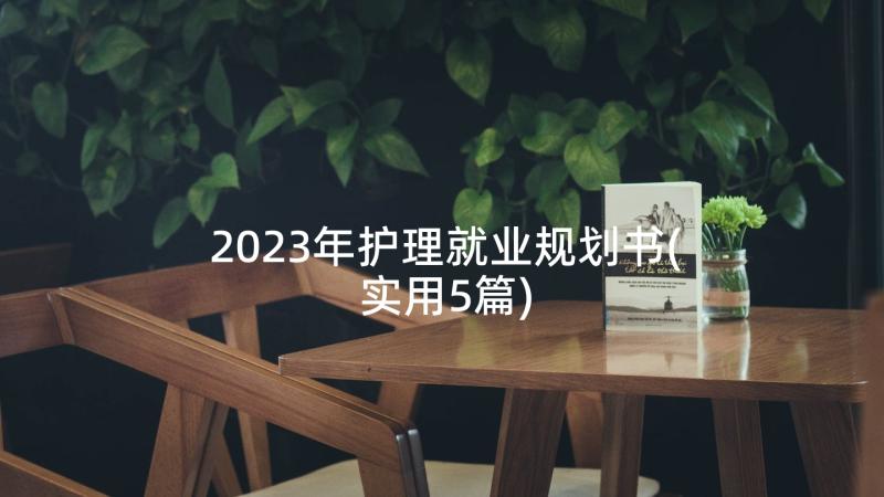 2023年护理就业规划书(实用5篇)