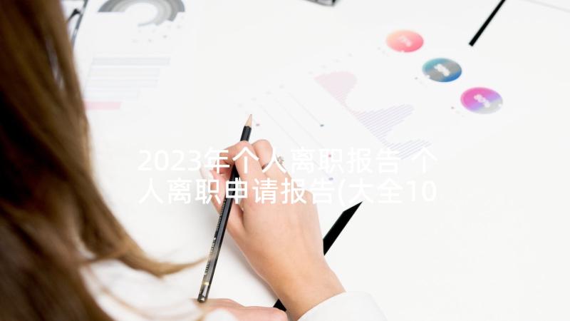 2023年个人离职报告 个人离职申请报告(大全10篇)