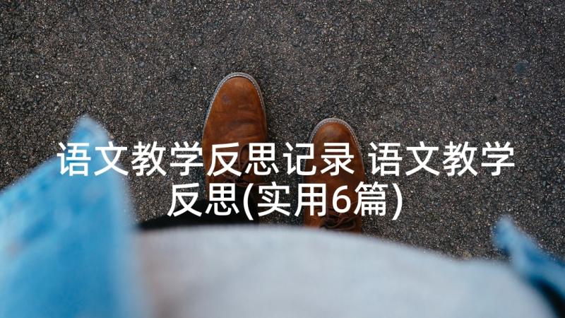 语文教学反思记录 语文教学反思(实用6篇)