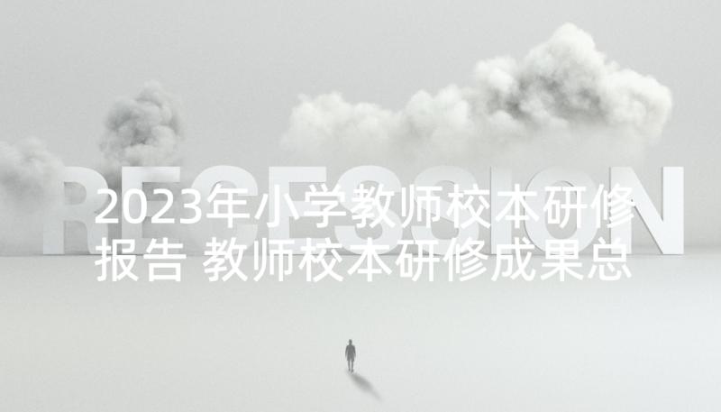 2023年小学教师校本研修报告 教师校本研修成果总结报告(优秀5篇)