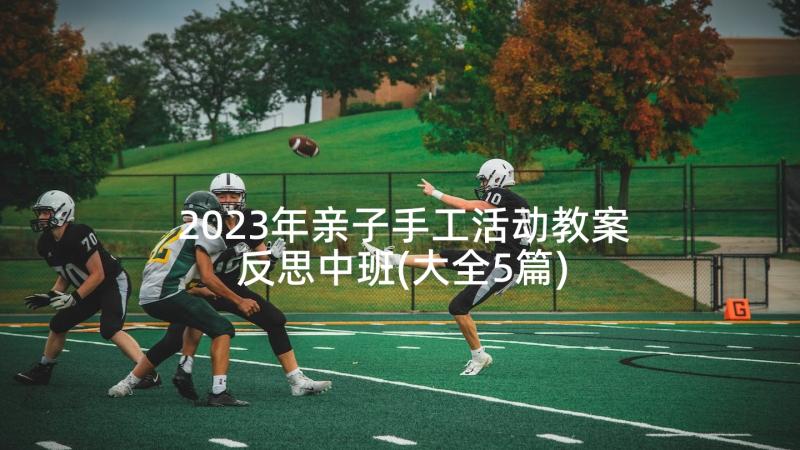 2023年亲子手工活动教案反思中班(大全5篇)