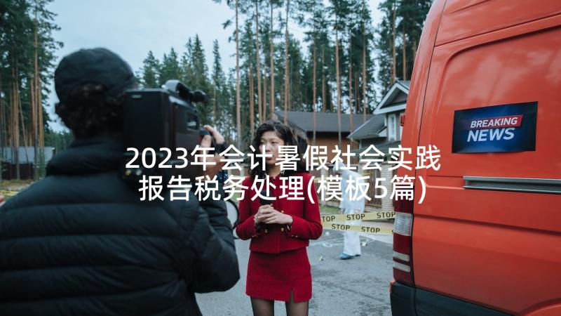 2023年会计暑假社会实践报告税务处理(模板5篇)