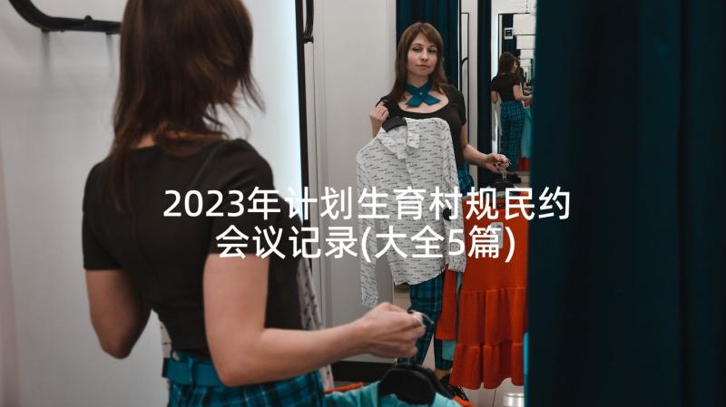 2023年计划生育村规民约会议记录(大全5篇)