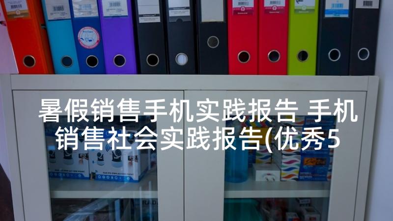 暑假销售手机实践报告 手机销售社会实践报告(优秀5篇)