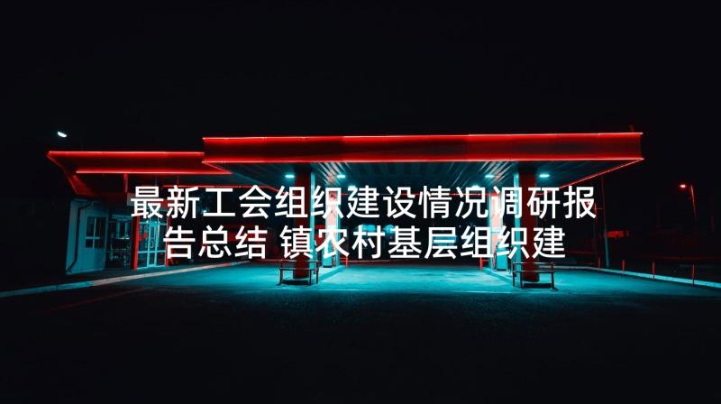 最新工会组织建设情况调研报告总结 镇农村基层组织建设情况的调研报告(模板5篇)