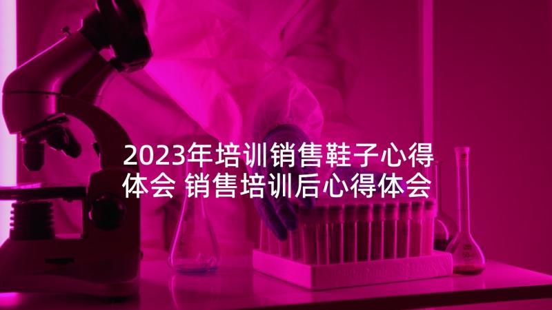 2023年培训销售鞋子心得体会 销售培训后心得体会(模板8篇)