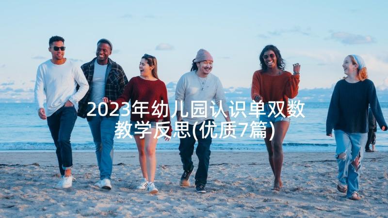 2023年幼儿园认识单双数教学反思(优质7篇)