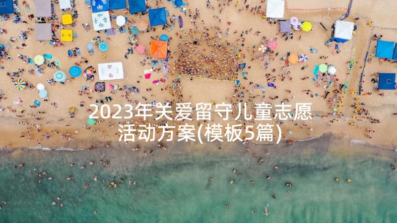 2023年关爱留守儿童志愿活动方案(模板5篇)