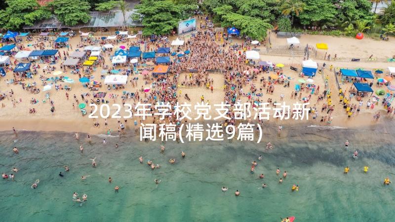 2023年学校党支部活动新闻稿(精选9篇)