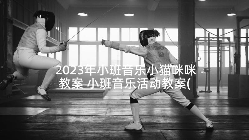 2023年小班音乐小猫咪咪教案 小班音乐活动教案(汇总8篇)