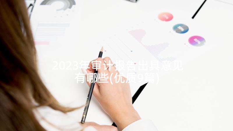 2023年审计报告出具意见有哪些(优质9篇)