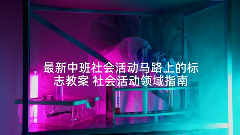 最新中班社会活动马路上的标志教案 社会活动领域指南心得体会(大全8篇)