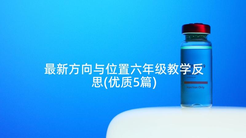 最新方向与位置六年级教学反思(优质5篇)