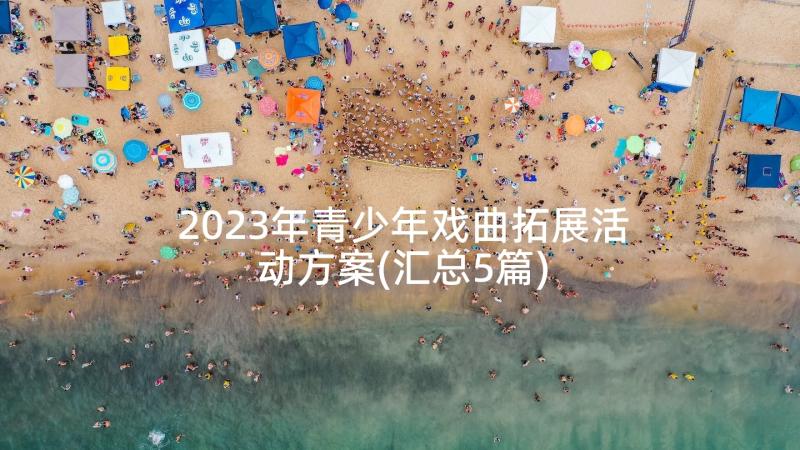 2023年青少年戏曲拓展活动方案(汇总5篇)