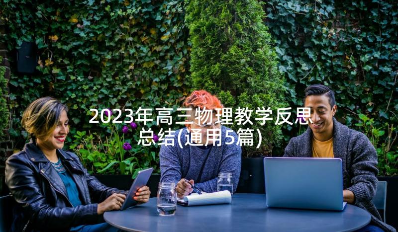 2023年高三物理教学反思总结(通用5篇)