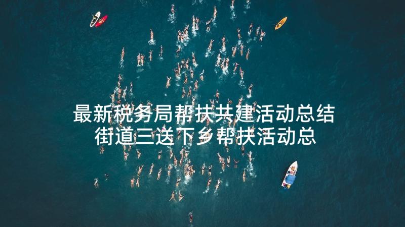 最新税务局帮扶共建活动总结 街道三送下乡帮扶活动总结(优质5篇)