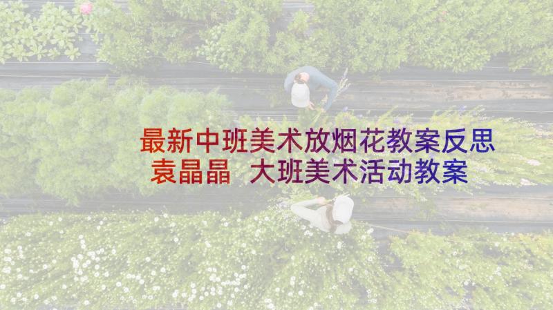 最新中班美术放烟花教案反思袁晶晶 大班美术活动教案京剧脸谱含反思(大全6篇)