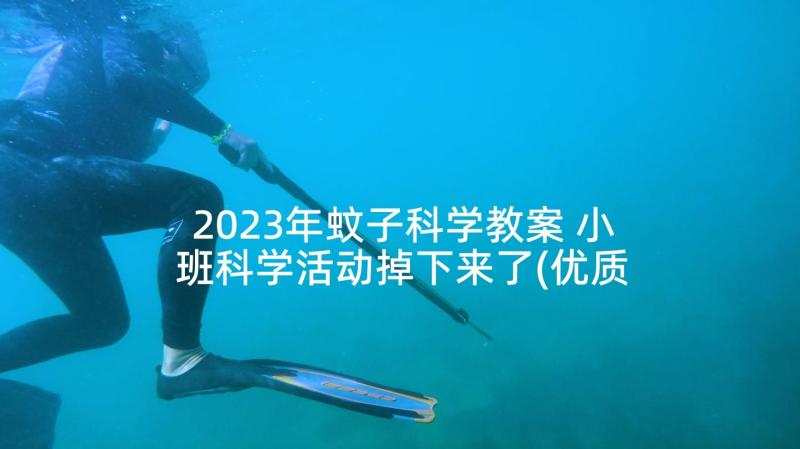 2023年蚊子科学教案 小班科学活动掉下来了(优质5篇)