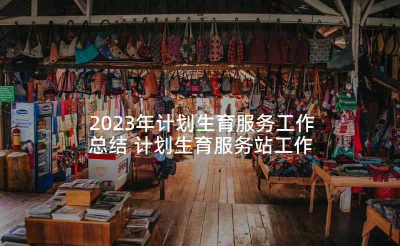 2023年计划生育服务工作总结 计划生育服务站工作总结(汇总5篇)