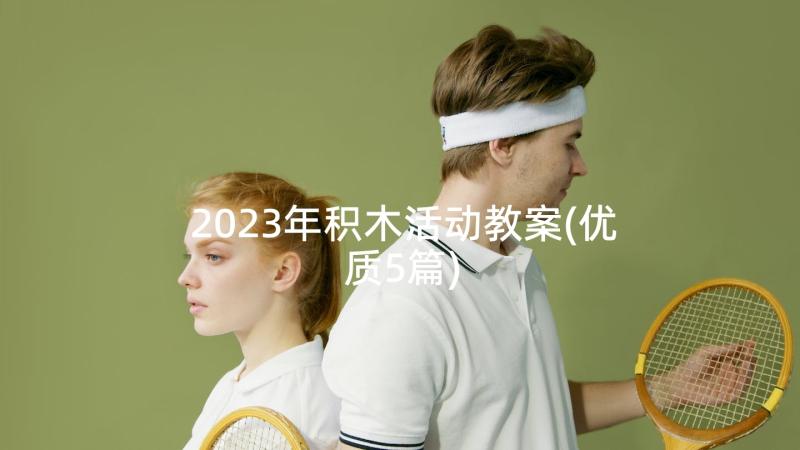 2023年积木活动教案(优质5篇)